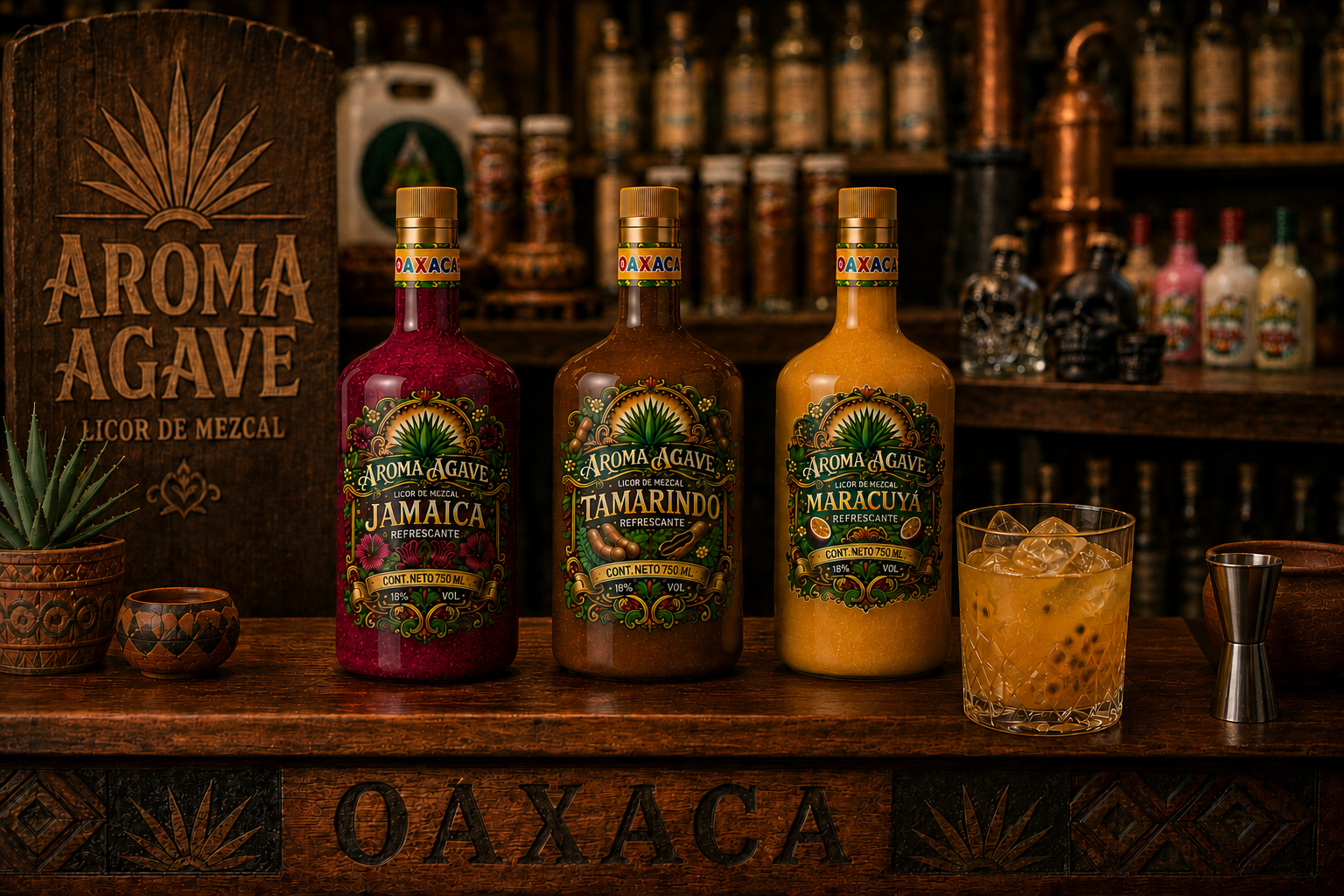 Licores de Mezcal Aroma Agave
